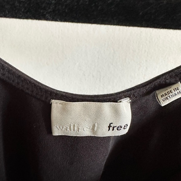 Aritzia Wilfred Free Black Contemporary Lais Tank Thong Bodysuit Size XS EUC - Picture 8 of 9